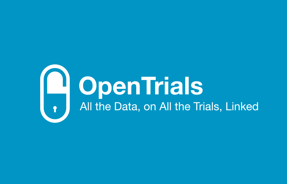 OpenTrials logo reversed